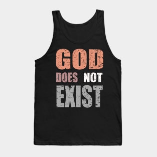 God does not exist Tank Top